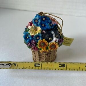 Danbury Mint Comical Cats ornament Gary Patterson feline Bouquet